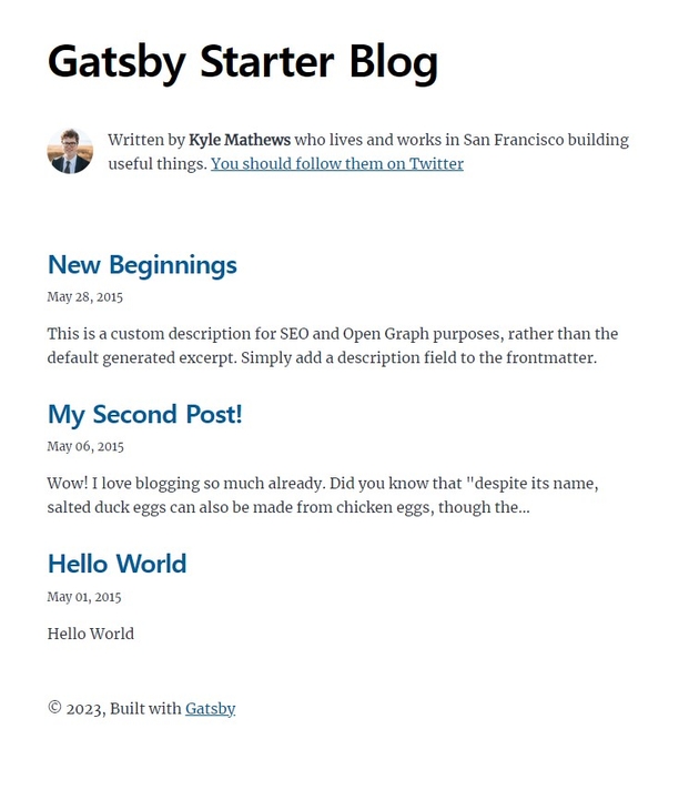 gatsby-starter-blog